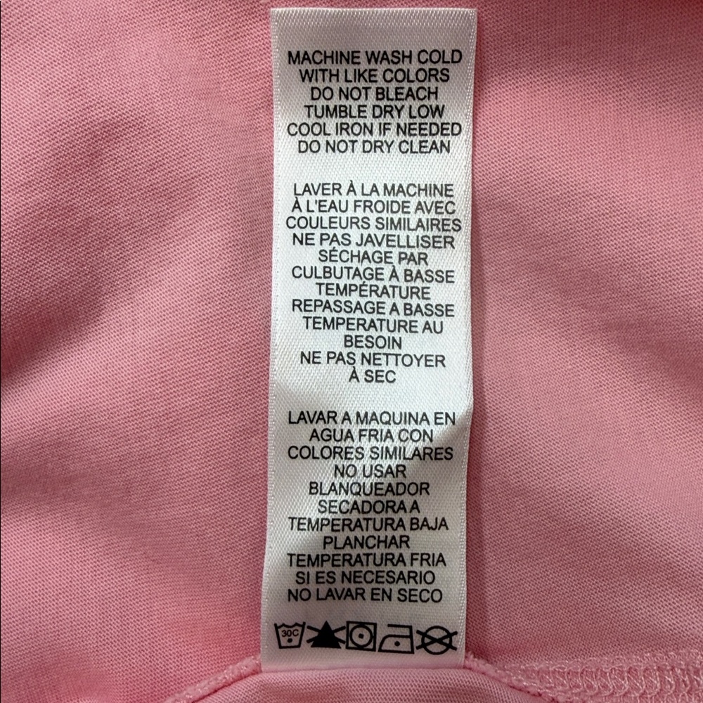 Frame Denim Easy V-Neck Dusty Pink Short Sleeve Tee Sz SP - Picture 11 of 11